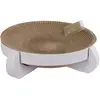 Image de Corbeille pour chat griffoir avec catnip Kerbl Platinum Blanc 35x35x10 cm 81555