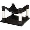 Image de Hamac pour chat Kerbl Samira Noir 49x49x32 cm 81585