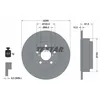 Image de Disque de frein TEXTAR 92082000 arrière, plein, 1 pièce