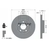 Image de Disque de frein TEXTAR 92083500, avant, ventilé, à haute teneur en carbone, 1 pièce
