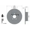 Image de Disque de frein TEXTAR 92089000 arrière, plein, 1 pièce