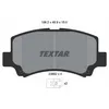 Image de Jeu de plaquettes de frein TEXTAR 2366201, avant