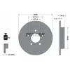 Image de Disque de frein TEXTAR 92130500 arrière, plein, 1 pièce