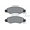 Image de Jeu de plaquettes de frein TEXTAR 2360501, avant