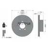 Image de Disque de frein TEXTAR 92137705 avant, ventilé, à haute teneur en carbone, 1 pièce
