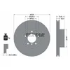 Image de Disque de frein TEXTAR 92107105 avant, ventilé, à haute teneur en carbone, 1 pièce