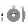 Image de Disque de frein TEXTAR 92115105 avant, ventilé, à haute teneur en carbone, 1 pièce