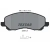 Image de Jeu de plaquettes de frein TEXTAR 2358403, avant