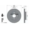 Image de Disque de frein TEXTAR 92096200, avant, ventilé , 1 pièce