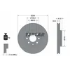 Image de Disque de frein TEXTAR 92091803 avant, ventilé, 1 pièce