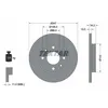 Image de Disque de frein TEXTAR 92092803 avant, plein, 1 pièce