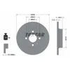 Image de Disque de frein TEXTAR 92061103 avant, plein, 1 pièce