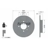 Image de Disque de frein TEXTAR 92111703 arrière, plein, 1 pièce