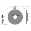 Image de Disque de frein TEXTAR 92036800, avant, ventilé , 1 pièce