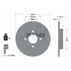 Image de Disque de frein TEXTAR 92029803 avant, plein, 1 pièce
