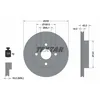 Image de Disque de frein TEXTAR 92103603 avant, ventilé, 1 pièce