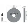 Image de Disque de frein TEXTAR 92181503 avant, ventilé, 1 pièce