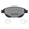 Image de Jeu de plaquettes de frein TEXTAR 2509401, avant