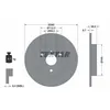 Image de Disque de frein TEXTAR 92155503 avant, plein, 1 pièce
