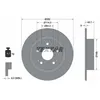 Image de Disque de frein TEXTAR 92204300 arrière, plein, 1 pièce
