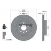 Image de Disque de frein TEXTAR 92196403 arrière, ventilé, 1 pièce