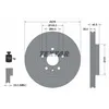 Image de Disque de frein TEXTAR 92198903 avant, ventilé, 1 pièce