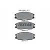 Image de Jeu de plaquettes de frein TEXTAR 2406801, avant
