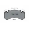 Image de Jeu de plaquettes de frein TEXTAR 2484701, avant