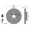 Image de Disque de frein TEXTAR 92225003 avant, ventilé, 1 pièce