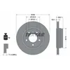 Image de Disque de frein TEXTAR 92097303 arrière, ventilé, 1 pièce