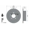 Image de Disque de frein TEXTAR 92156803 arrière, plein, 1 pièce