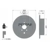 Image de Disque de frein TEXTAR 92200000 arrière, plein, 1 pièce
