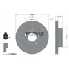 Image de Disque de frein TEXTAR 92116703 avant, ventilé, 1 pièce