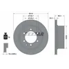 Image de Disque de frein TEXTAR 92146703 arrière, ventilé, 1 pièce