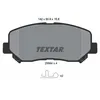 Image de Jeu de plaquettes de frein TEXTAR 2556401, avant