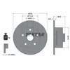 Image de Disque de frein TEXTAR 92154303 arrière, plein, 1 pièce