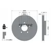 Image de Disque de frein TEXTAR 92243103 avant, ventilé, 1 pièce