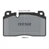 Image de Jeu de plaquettes de frein TEXTAR 2564302, avant