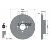 Image de Disque de frein TEXTAR 92164703 avant, ventilé, 1 pièce