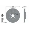 Image de Disque de frein TEXTAR 92222003 avant, ventilé, 1 pièce