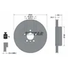 Image de Disque de frein TEXTAR 92253925 arrière, ventilé, 1 pièce