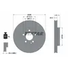 Image de Disque de frein TEXTAR 92254803 avant, ventilé, 1 pièce