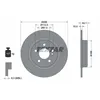 Image de Disque de frein TEXTAR 92254903 arrière, plein, 1 pièce