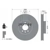 Image de Disque de frein TEXTAR 92213603 avant, ventilé, 1 pièce