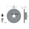 Image de Disque de frein TEXTAR 92256303 arrière, ventilé, 1 pièce