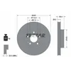 Image de Disque de frein TEXTAR 93123403 avant, ventilé, 1 pièce