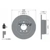Image de Disque de frein TEXTAR 92261003 arrière, plein, 1 pièce