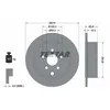 Image de Disque de frein TEXTAR 92262003 arrière, plein, 1 pièce