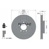 Image de Disque de frein TEXTAR 92267203 avant, ventilé, 1 pièce
