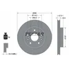 Image de Disque de frein TEXTAR 92268303 avant, ventilé, 1 pièce